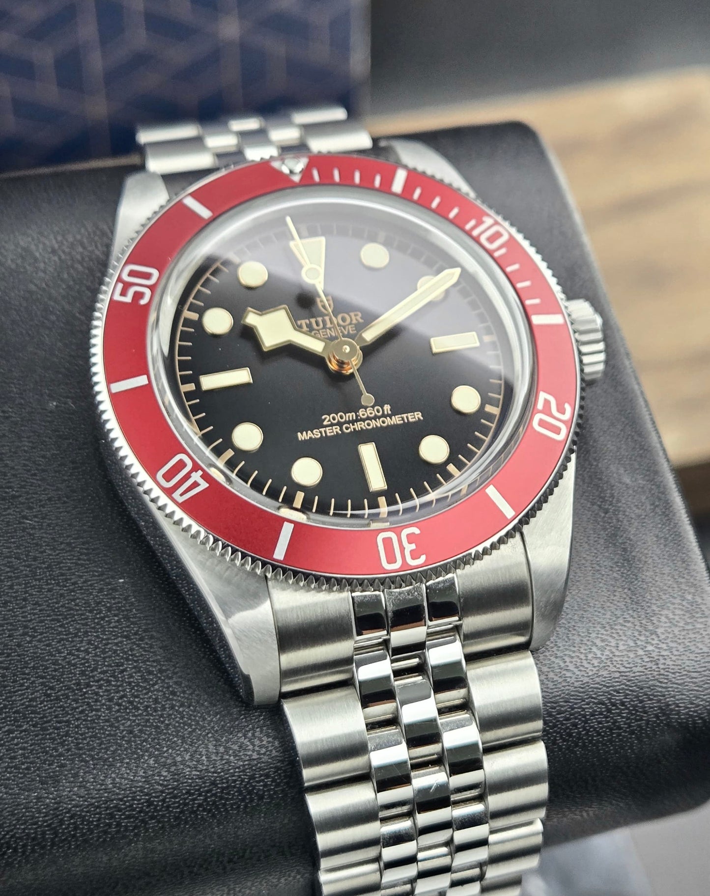 Tudor Black Bay Burgundy Red Bezel Jubilee