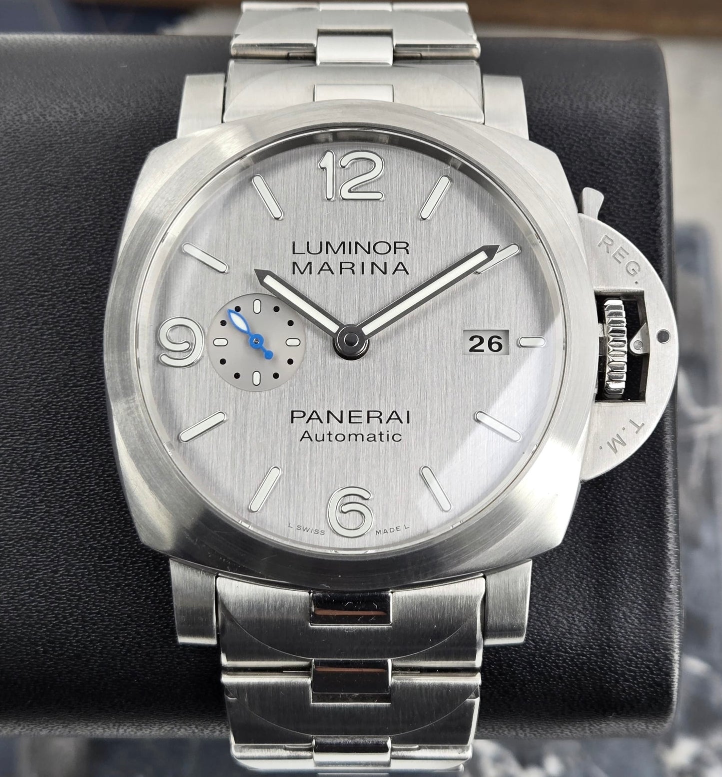 Panerai 1950 3 Days Luminor Marina Automatic 44mm Silver Surfer