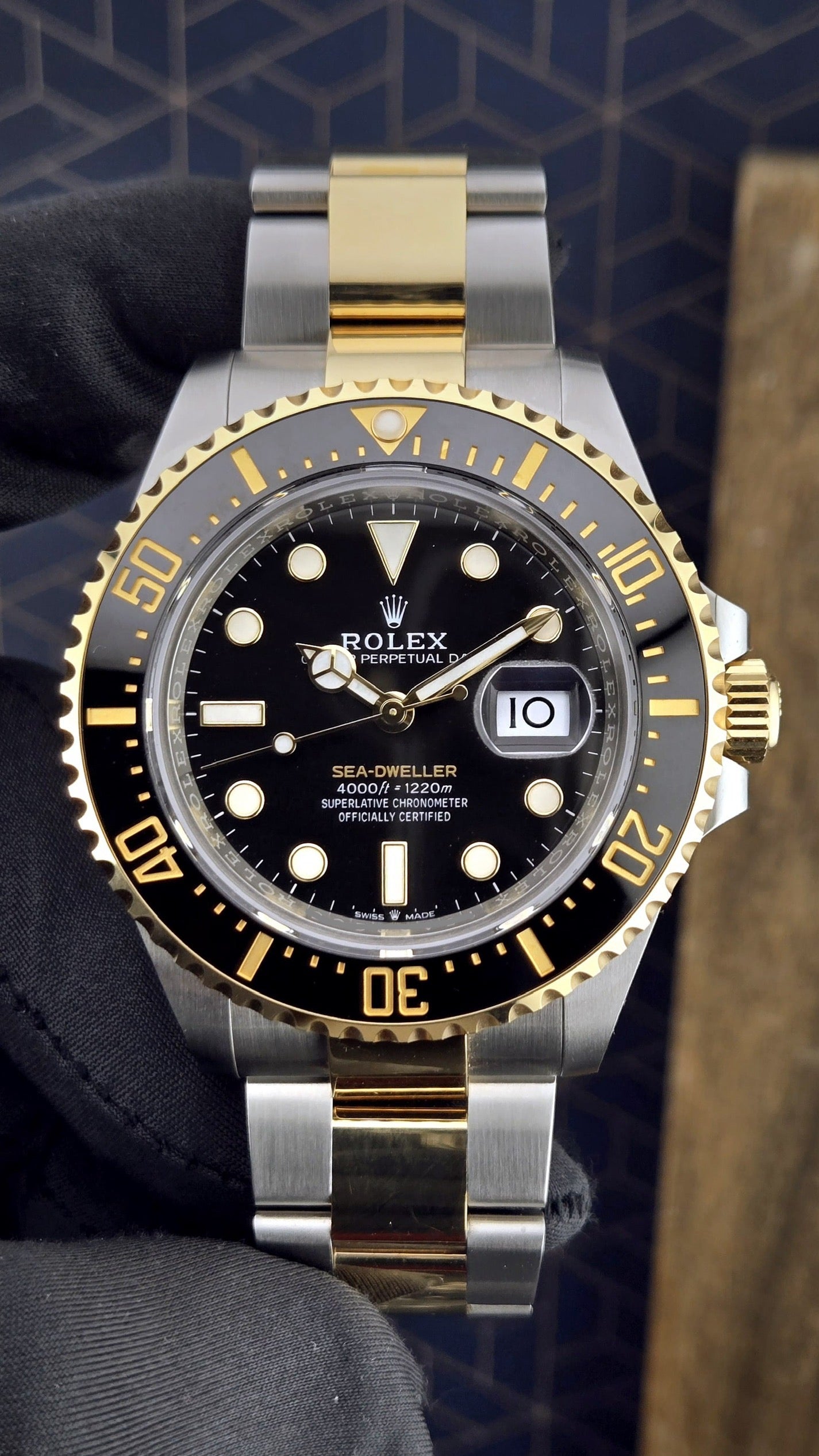 Rolex Sea-Dweller Two Tone Yellow Gold