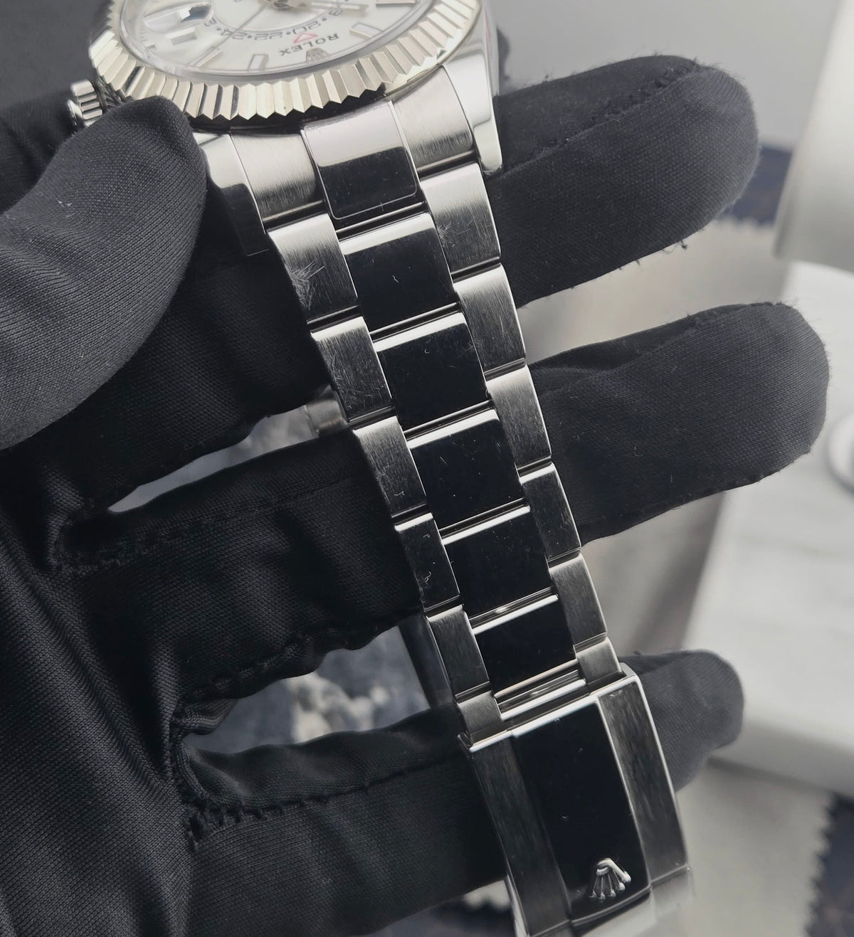 Rolex Sky-Dweller 42mm White Dial Oyster Bracelet