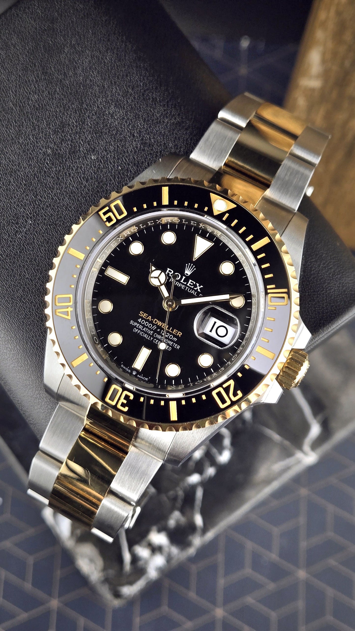 Rolex Sea-Dweller Two Tone Yellow Gold