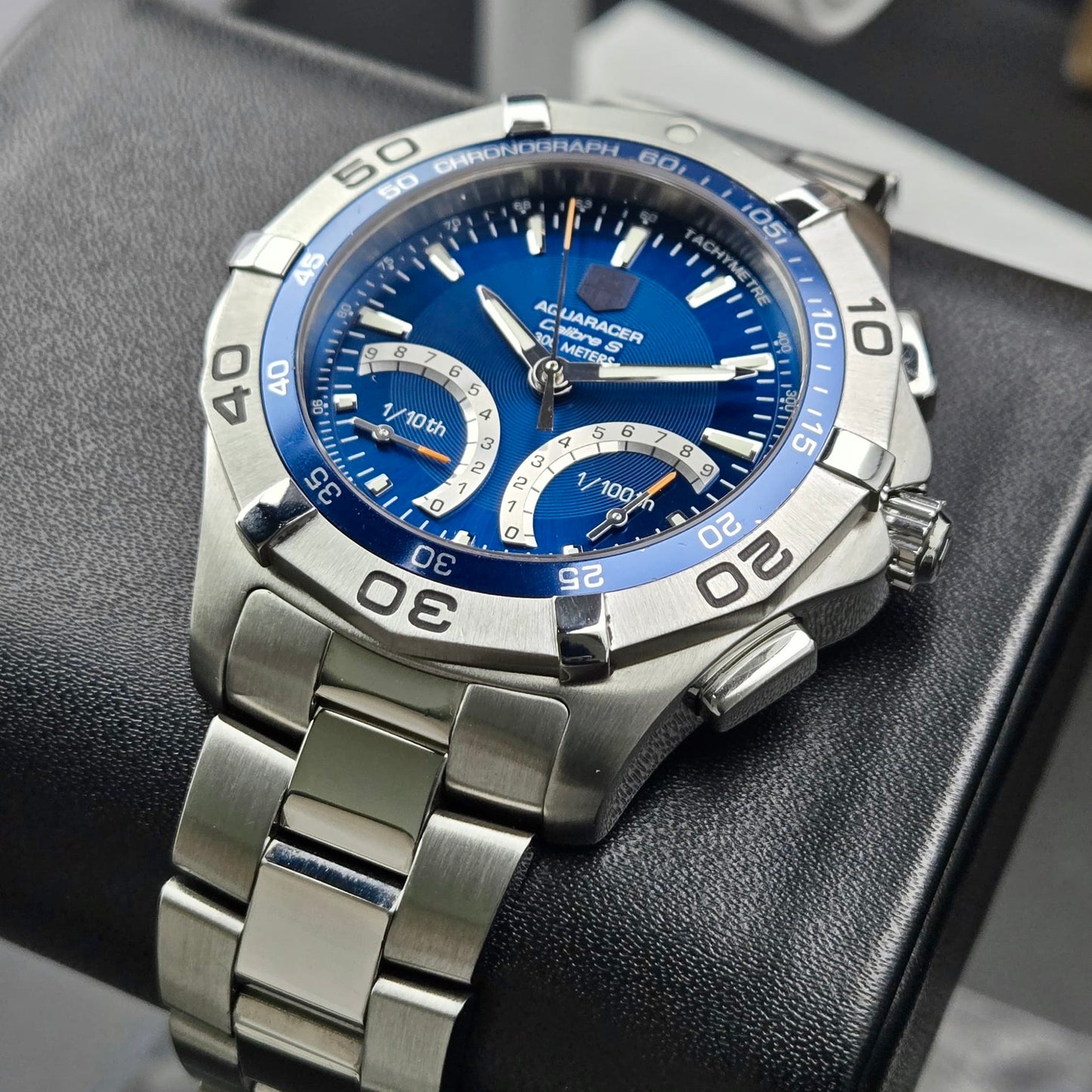 TAG Heuer Aquaracer Chronograph 43mm Blue dial