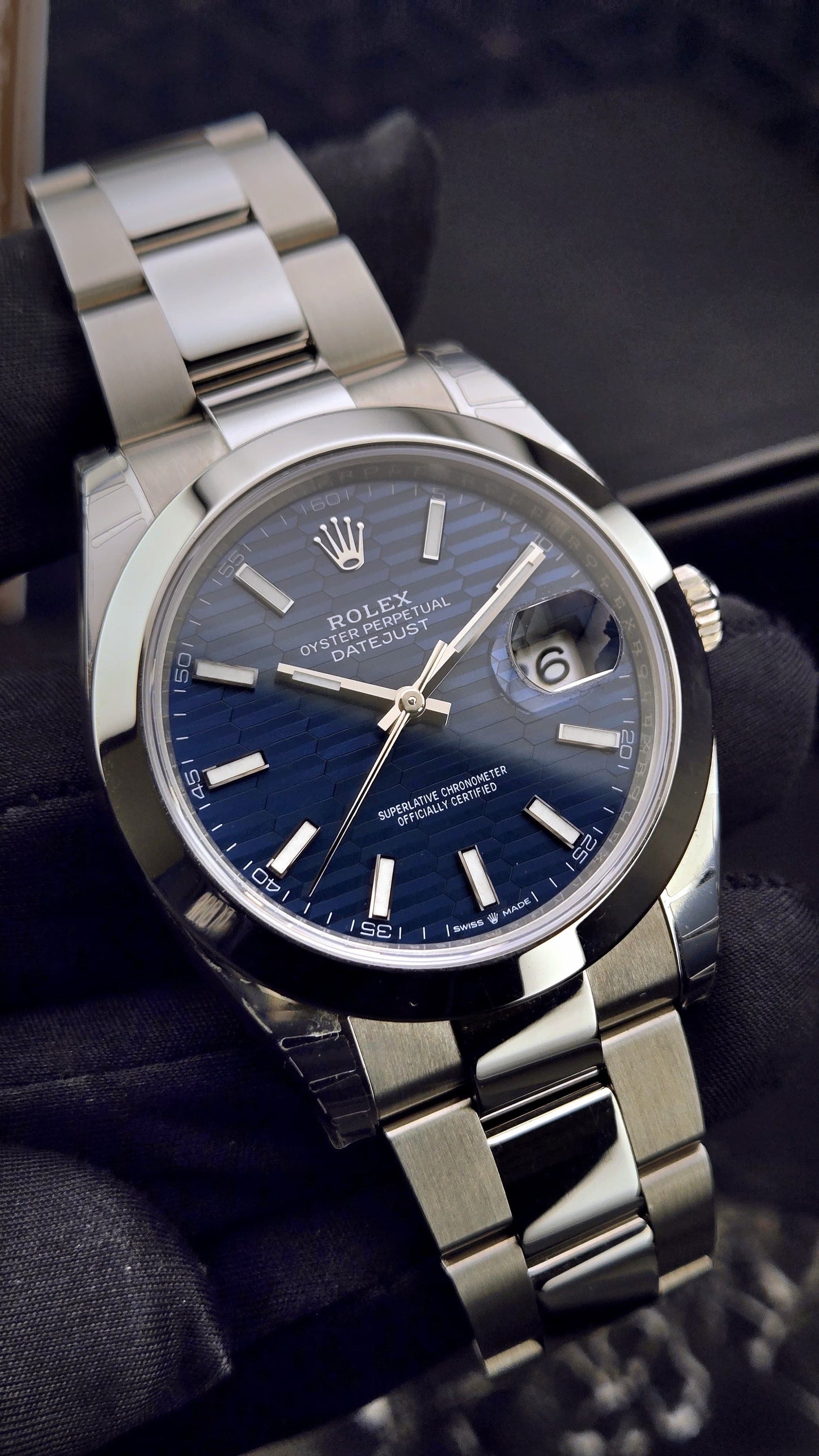 Rolex Datejust 41 Motif Blue