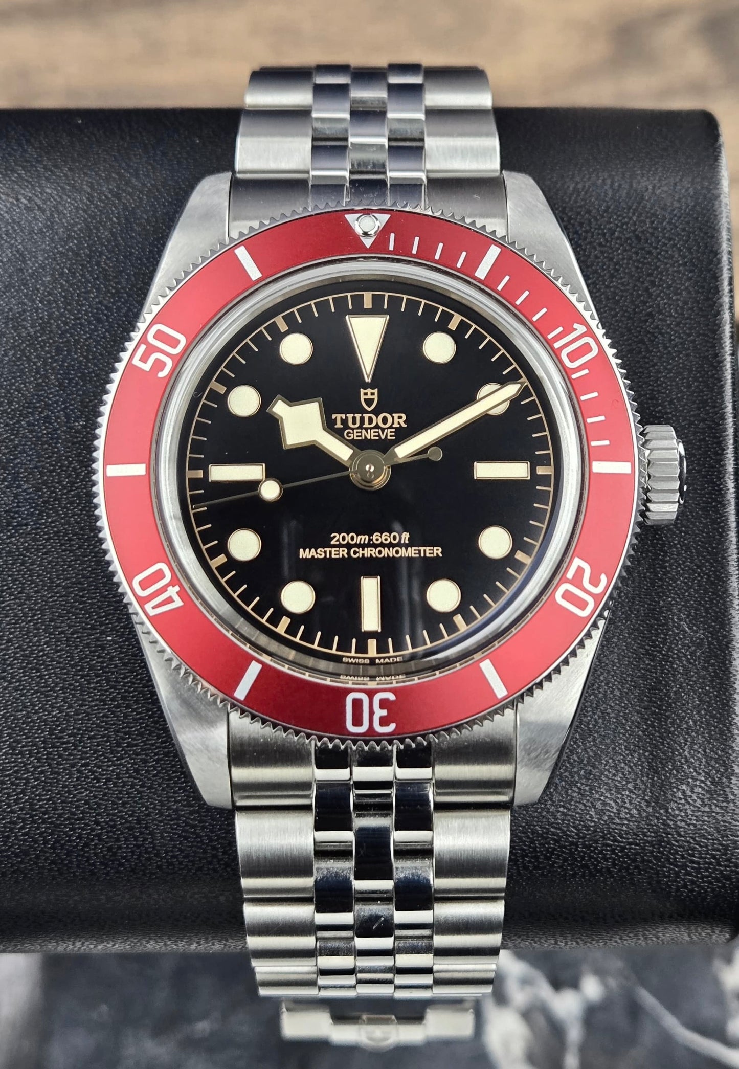 Tudor Black Bay Burgundy Red Bezel Jubilee