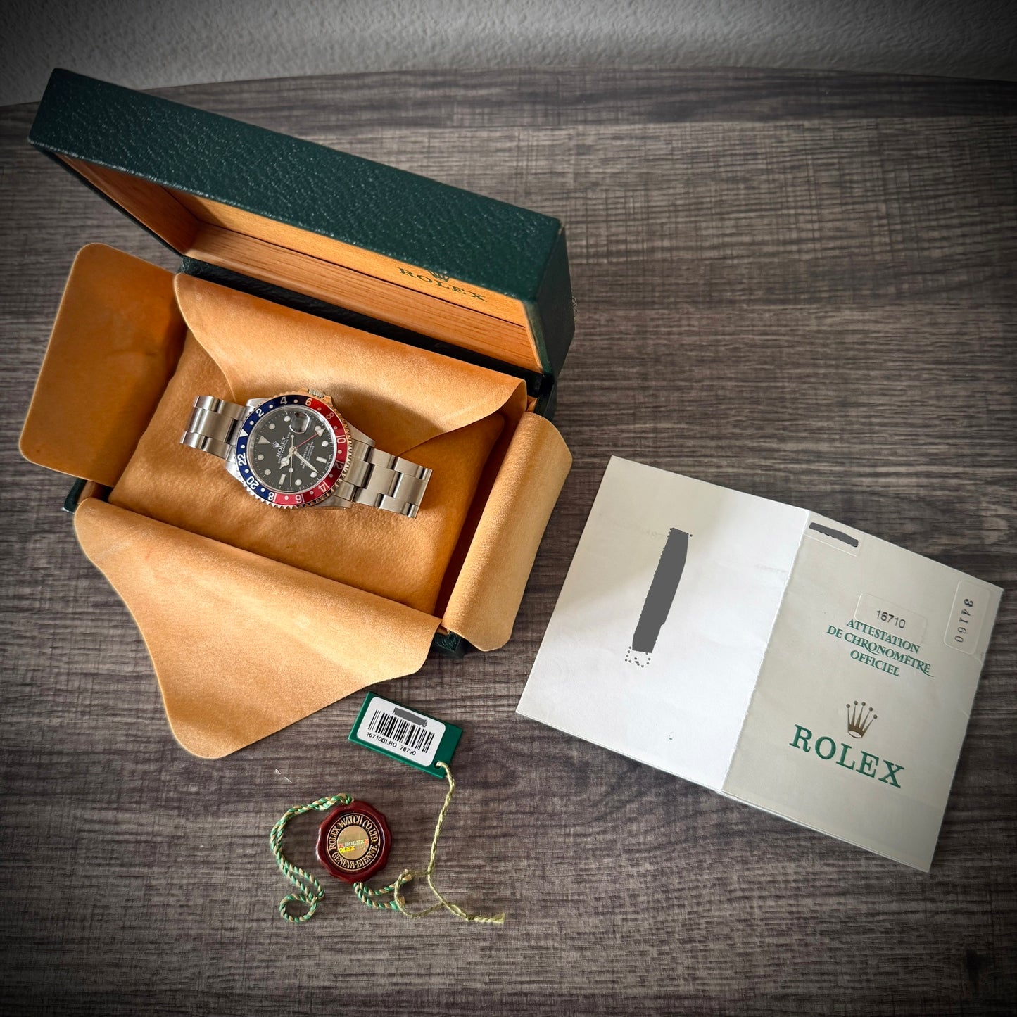 Rolex GMT Master II Pepsi 16710
