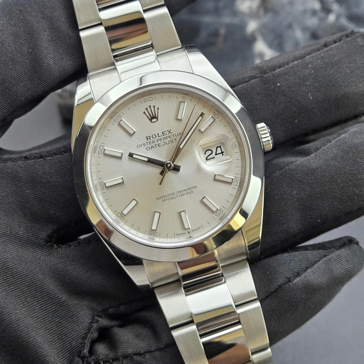 Rolex Datejust 41 Silver