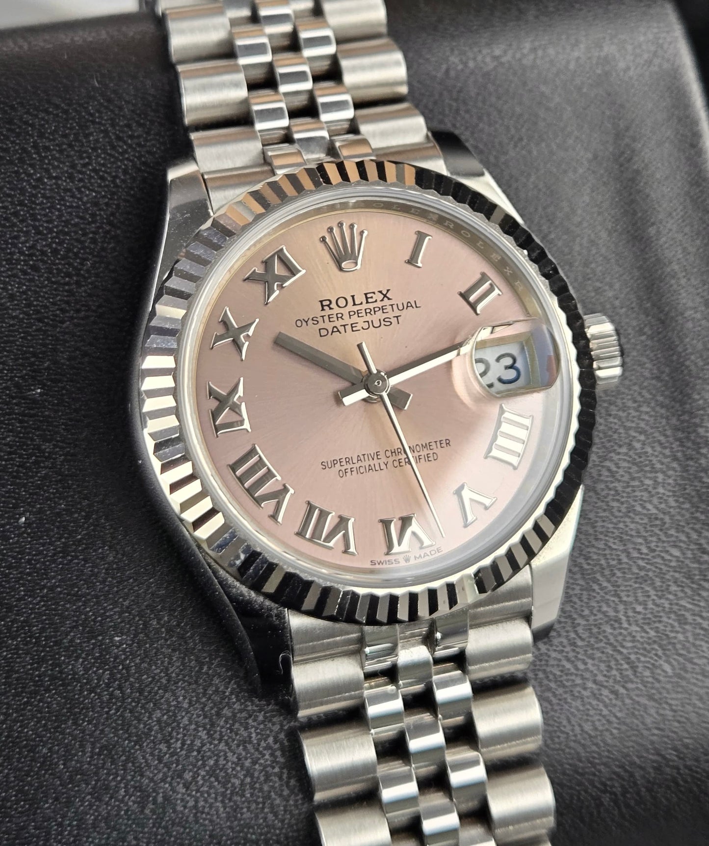 Rolex Lady Datejust 31mm Pink Roman Jubilee
