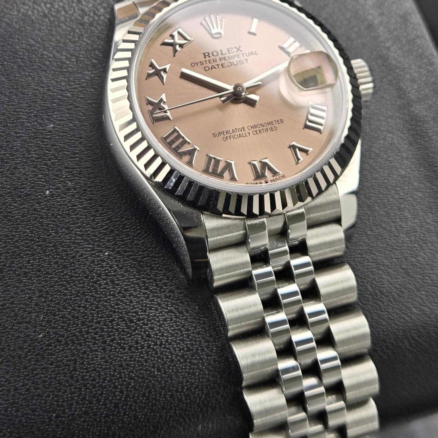 Rolex Lady Datejust 31mm Pink Roman Jubilee