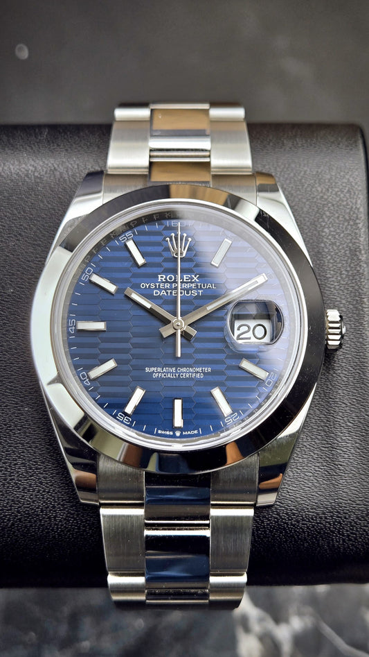 Rolex Datejust 41 Blue Motif