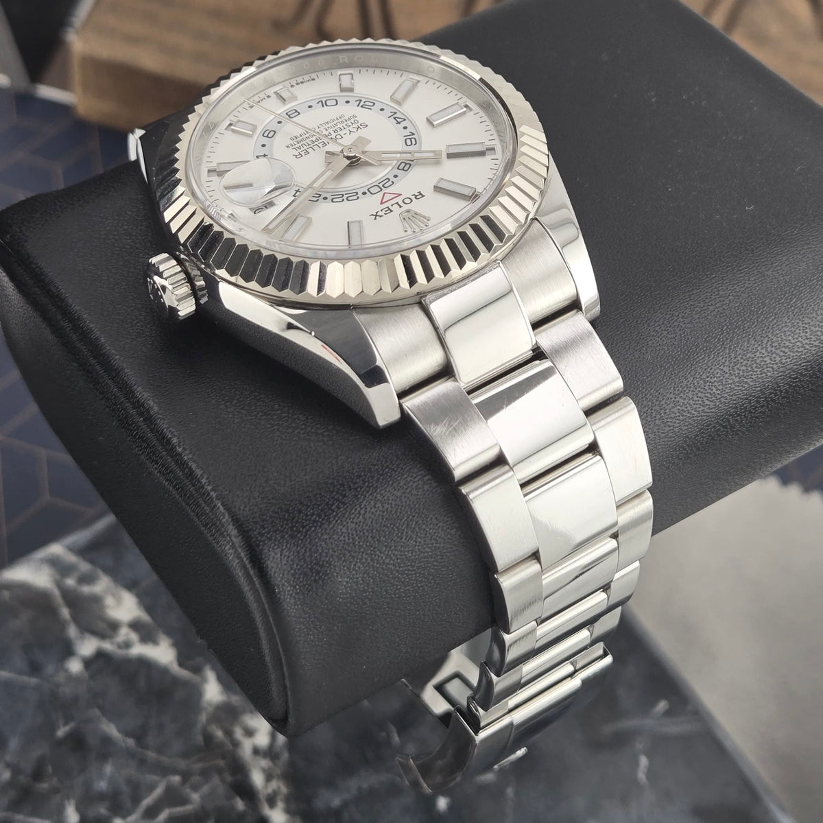 Rolex Sky-Dweller 42mm White Dial Oyster Bracelet
