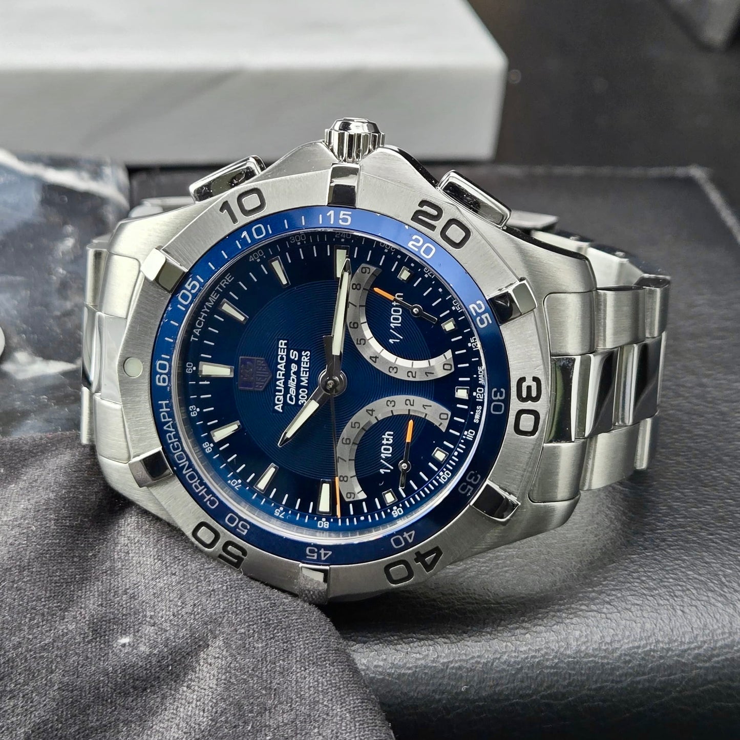 TAG Heuer Aquaracer Chronograph 43mm Blue dial