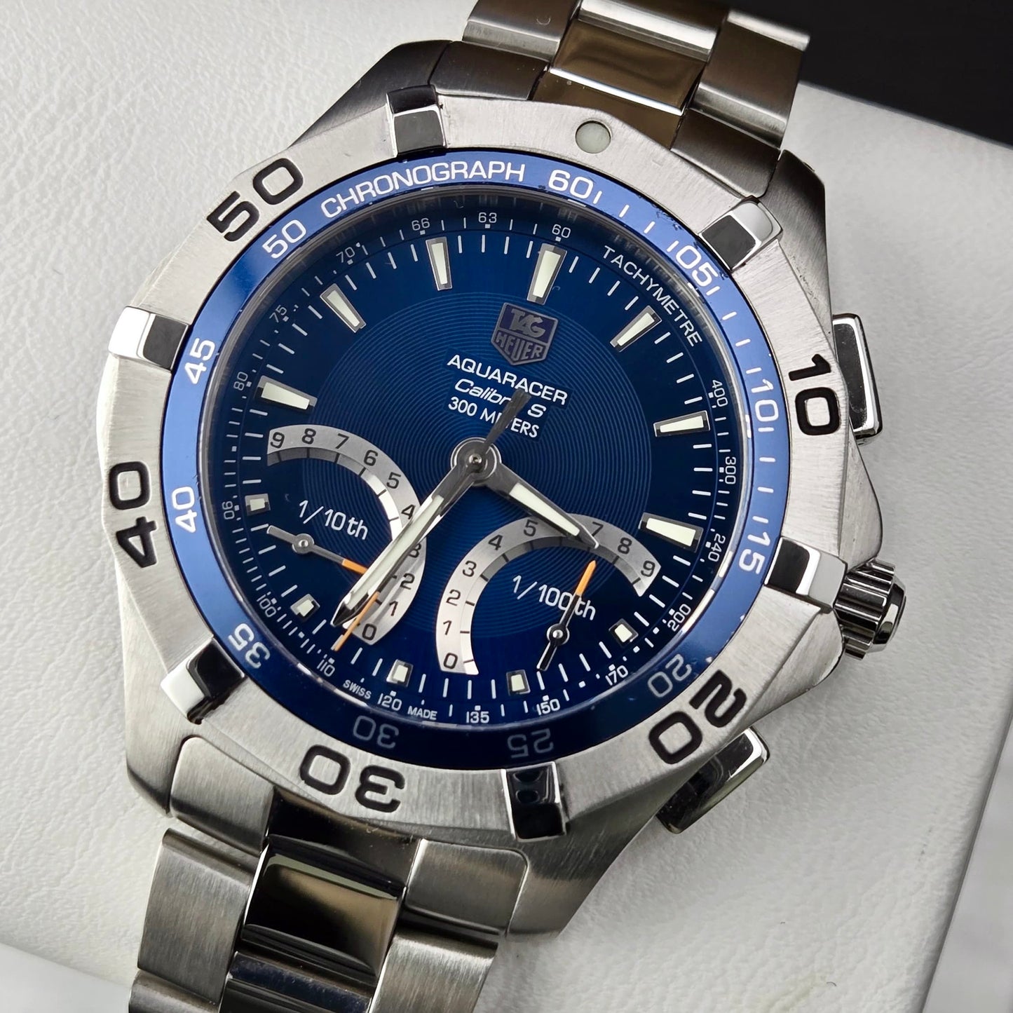 TAG Heuer Aquaracer Chronograph 43mm Blue dial