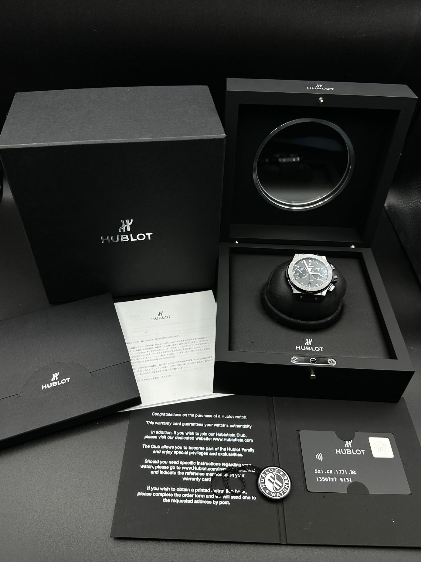 Hublot Classic Fusion Chronograph Black Magic