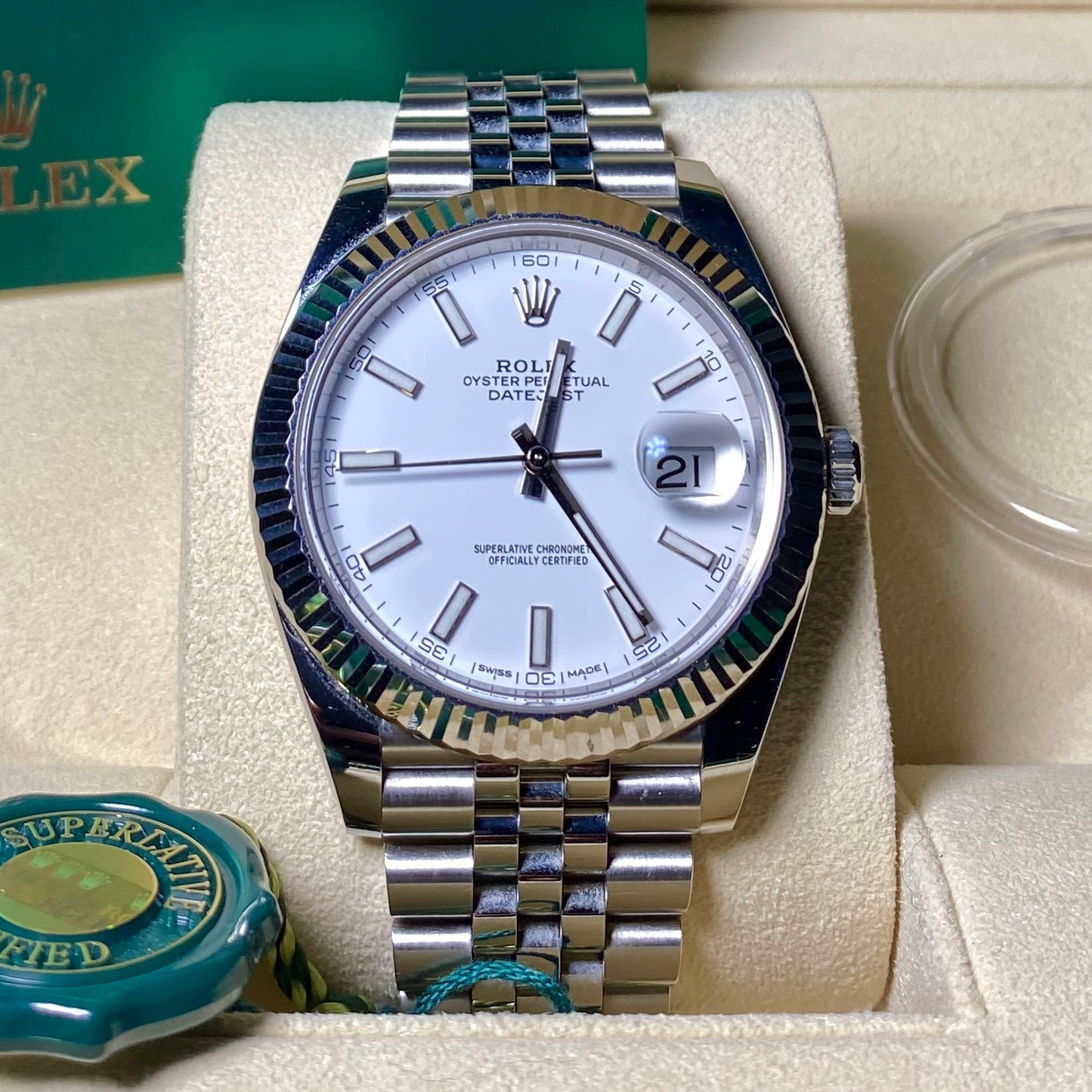 Rolex DateJust 41 126334 White Stick Jubilee - 2018