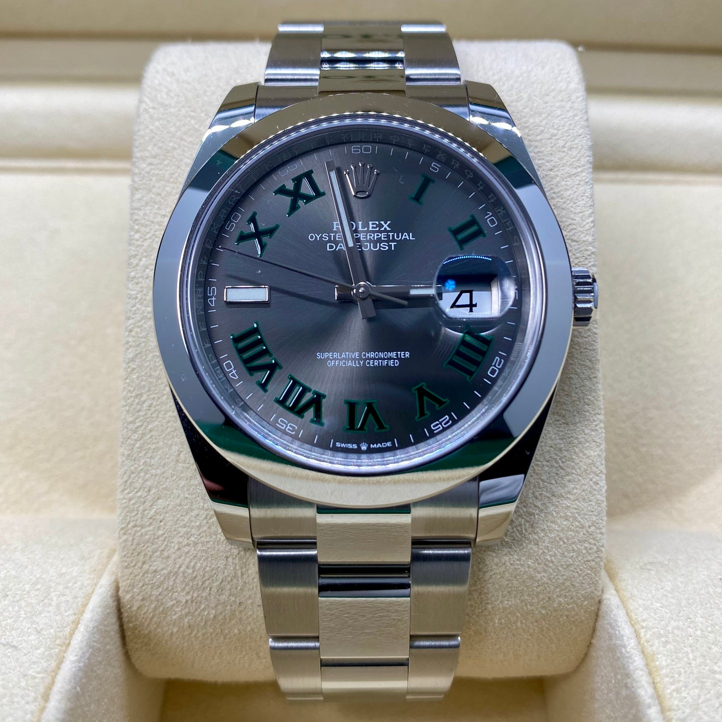 Rolex DateJust 41 126300 Wimbledon Oyster - 2020