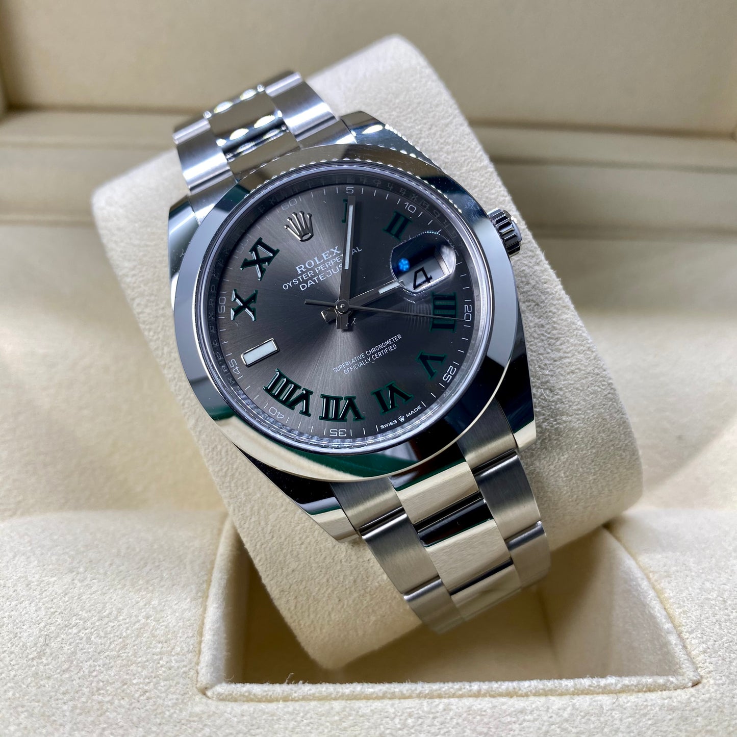 Rolex DateJust 41 126300 Wimbledon Oyster - 2020