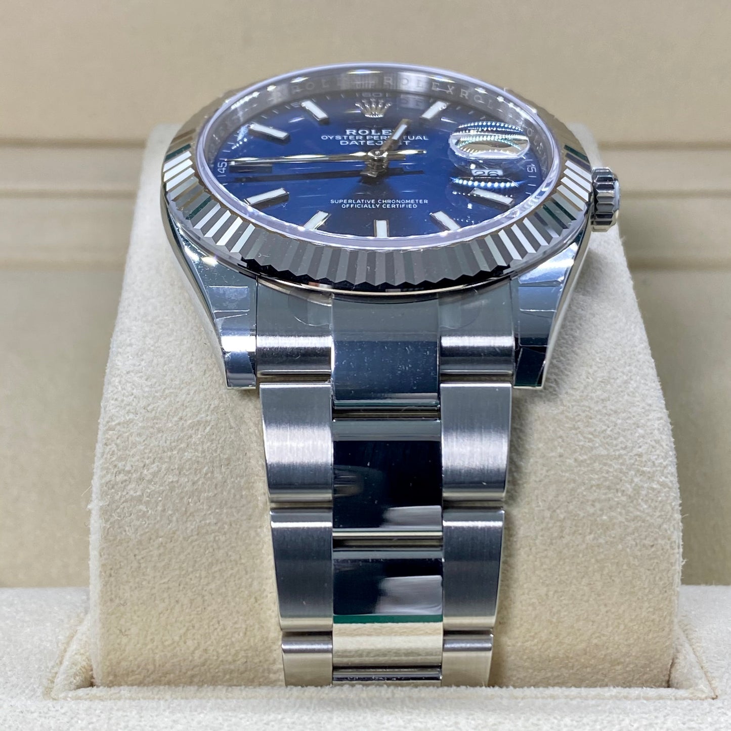 Rolex DateJust 41 126334 Blue Stick Oyster - 2020 Unworn!